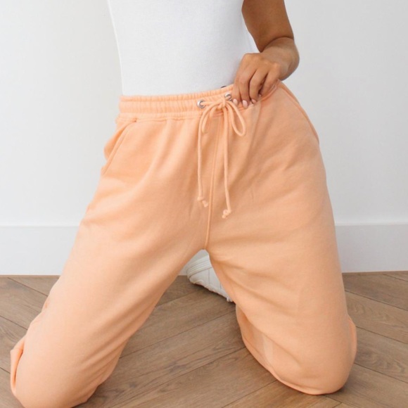 Missguided Pastel Orange Oversized 9s 